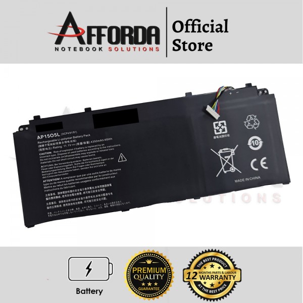 BATTERY FOR ACER S5-371 / AP1505L