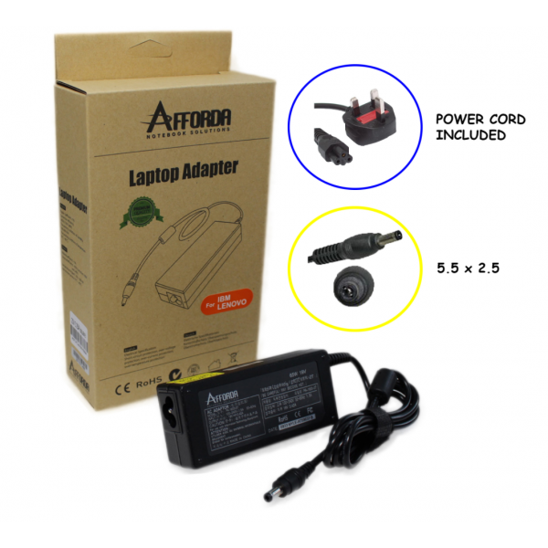 ADAPTER FOR LENOVO / IBM 19V 3.42A (5.5*2.5)