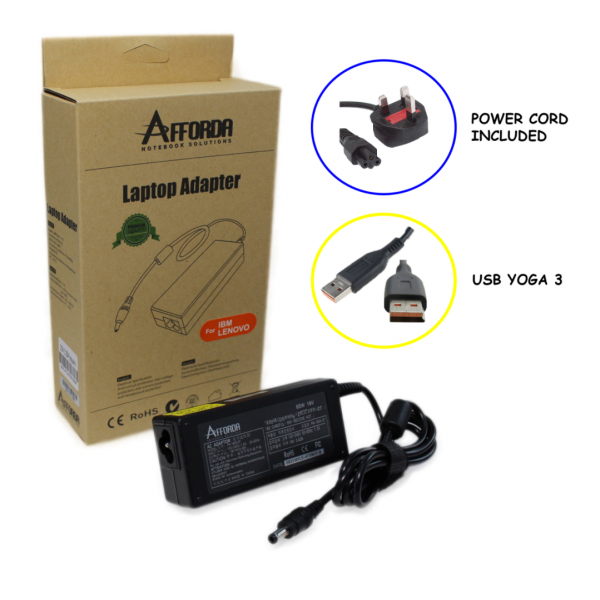 ADAPTER FOR LENOVO 20V 3.25A USB YOGA 3