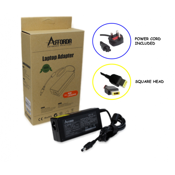 ADAPTER FOR LENOVO 20V 4.5A SQUARE HEAD 