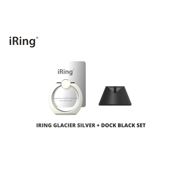IRING  GLACIER SILVER + DOCK BLACK SET