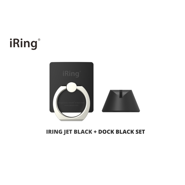 IRING JET BLACK + DOCK BLACK