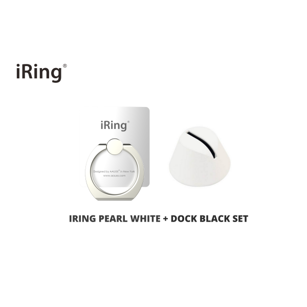 IRING  PEARL WHITE + DOCK WHITE SET