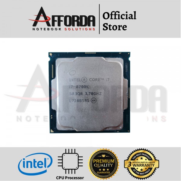 CPU PROCESSOR FOR INTEL CORE i7-8700K SR3QR