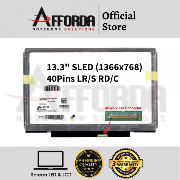 13.3" SLIM LED SCREEN FOR LP133WX2 TLA1