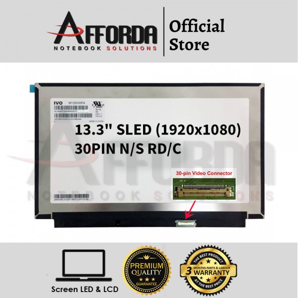 13.3" SLIM LED SCREEN FOR LENOVO IDEAPAD 320S...