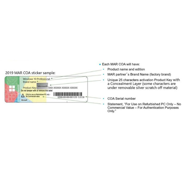 Microsoft Windows 10 Pro Refurbished